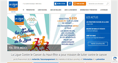 Desktop Screenshot of liguecancer-cd68.fr